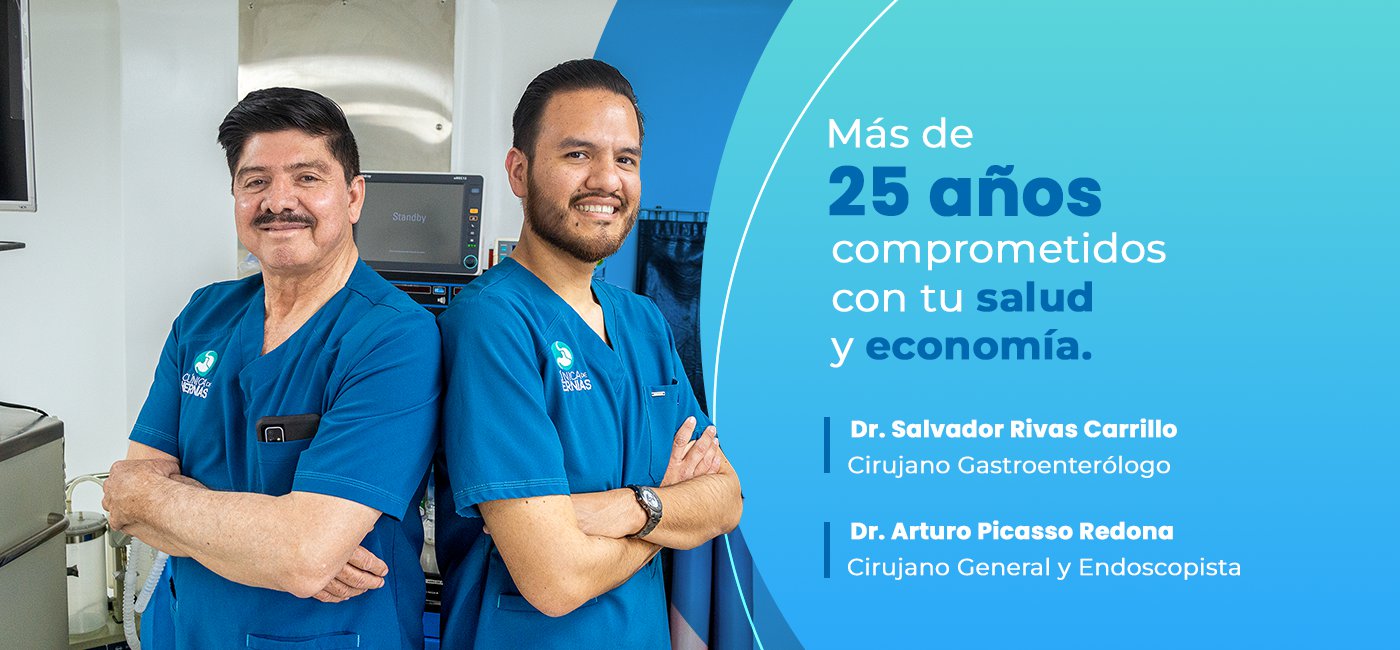 Clinica de Hernias del Doctor Salvador Rivas Cirujano Gastroenterologo y Doctor Arturo Picasso Endoscopista en Mexicali para tablet